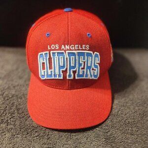 Vintage Los Angeles Clippers NBA 2015 All Red Mitchell & Ness SnapBack Hat